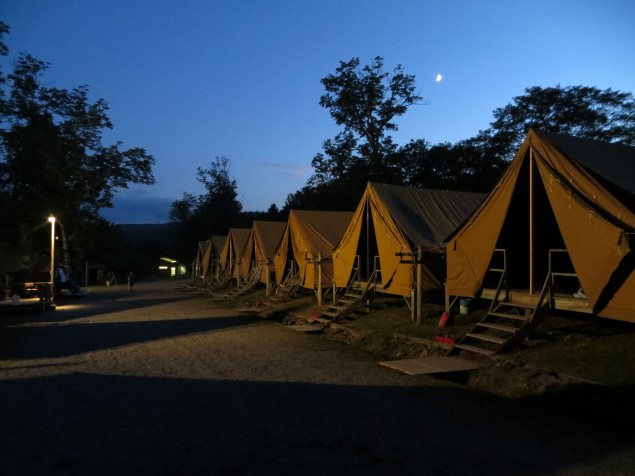 camp-at-twilight-300-dpi - Lake Delaware Boys Camp Lake Delaware Boys Camp
